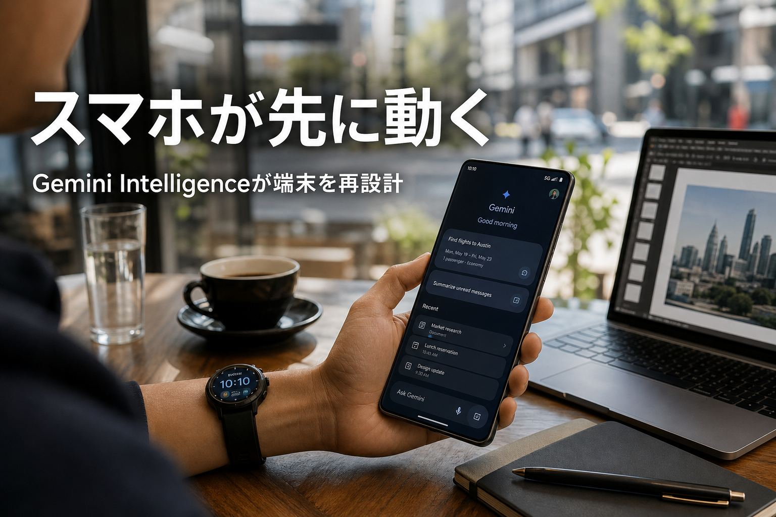 スマホが先に動く