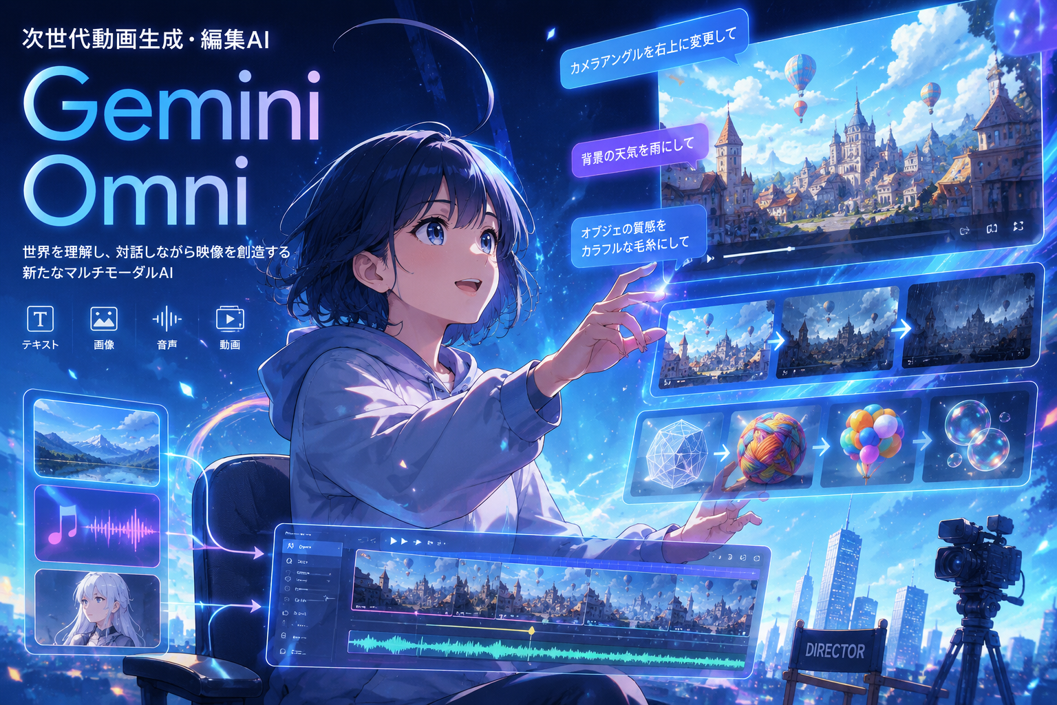 Googleが発表した次世代動画生成・編集AI「Gemini Omni」とは?特徴やVeoとの違いを徹底解説